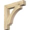 Ekena Millwork Imperial Block Rough Sawn Bracket, Douglas Fir, 4"W x 24"D x 24"H BKT04X24X24IMP05RDF - alternate 1